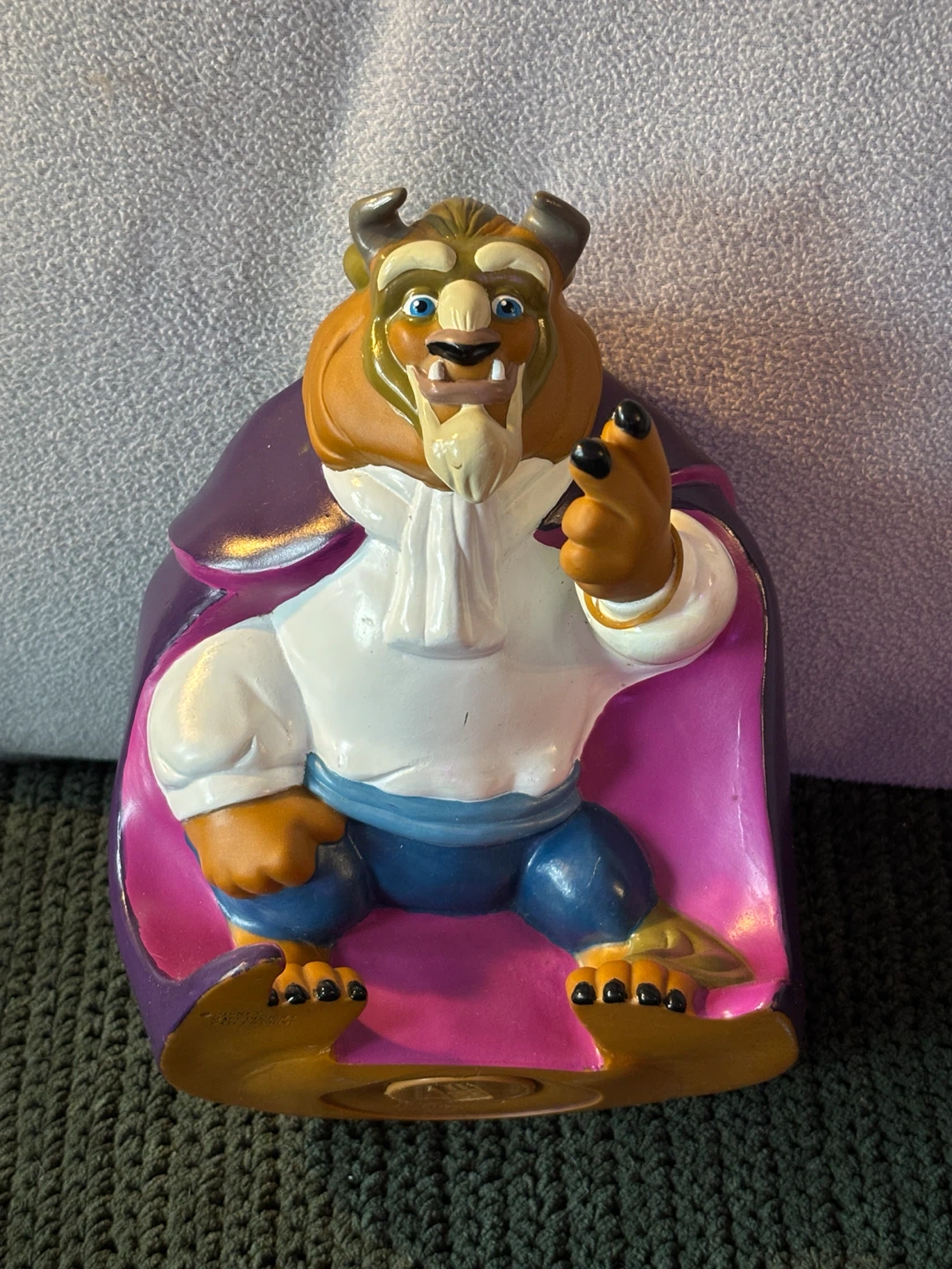 Disney Beauty and the Beast Beast Piggy Bank