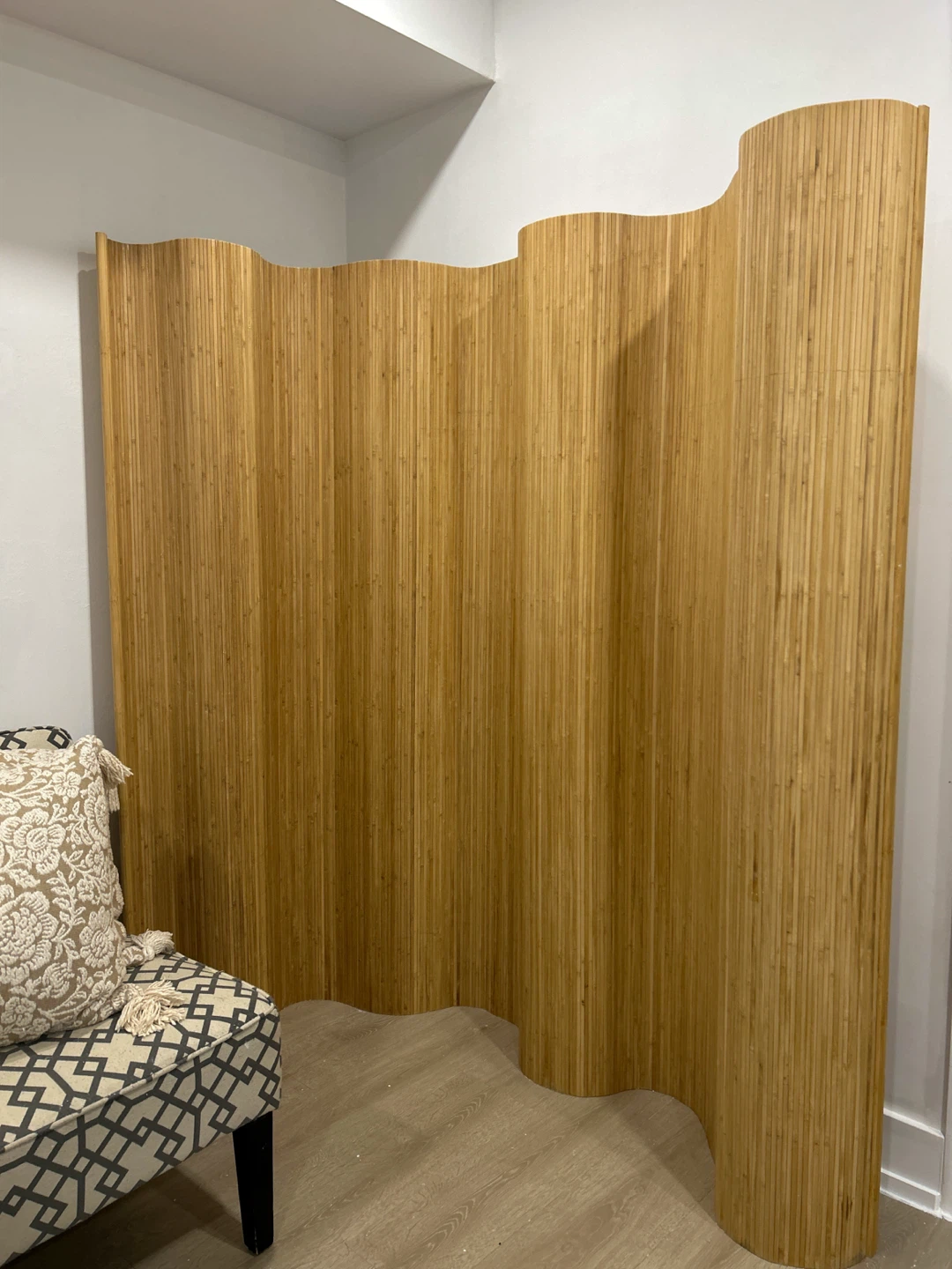 Wayfair 6 ft Bamboo Rolling Room Divider – Honey - photo 5