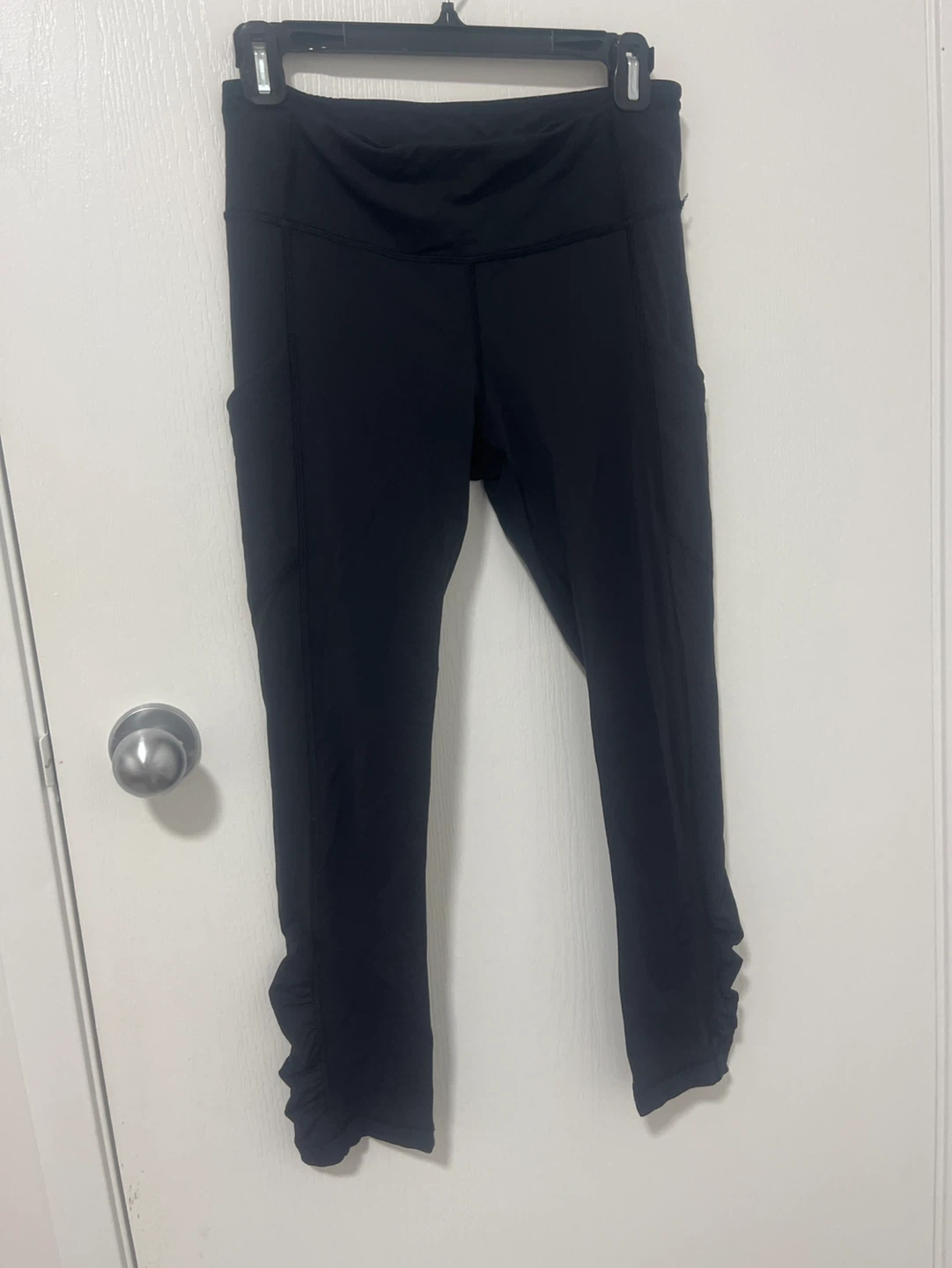 Lululemon Black High-Rise Ruffle Leggings