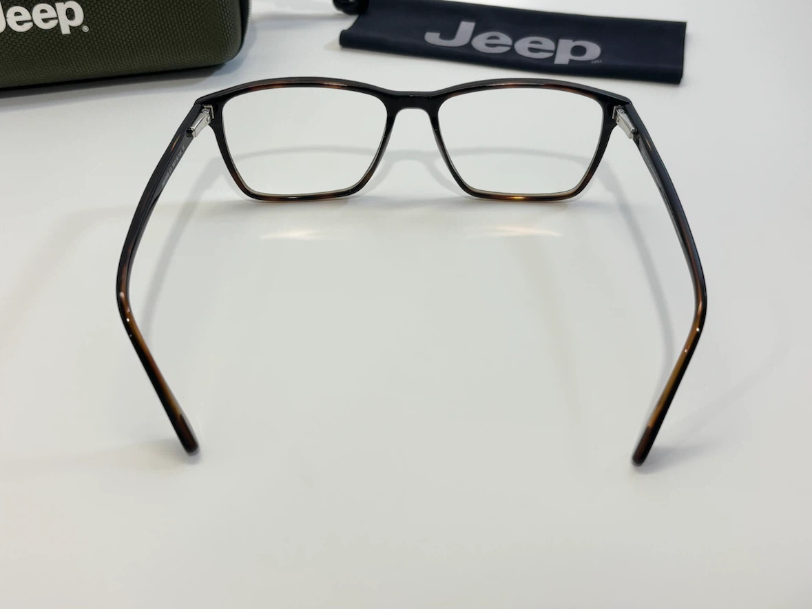 Jeep Eyeglasses Black and Tortoiseshell Rectangular - photo 4