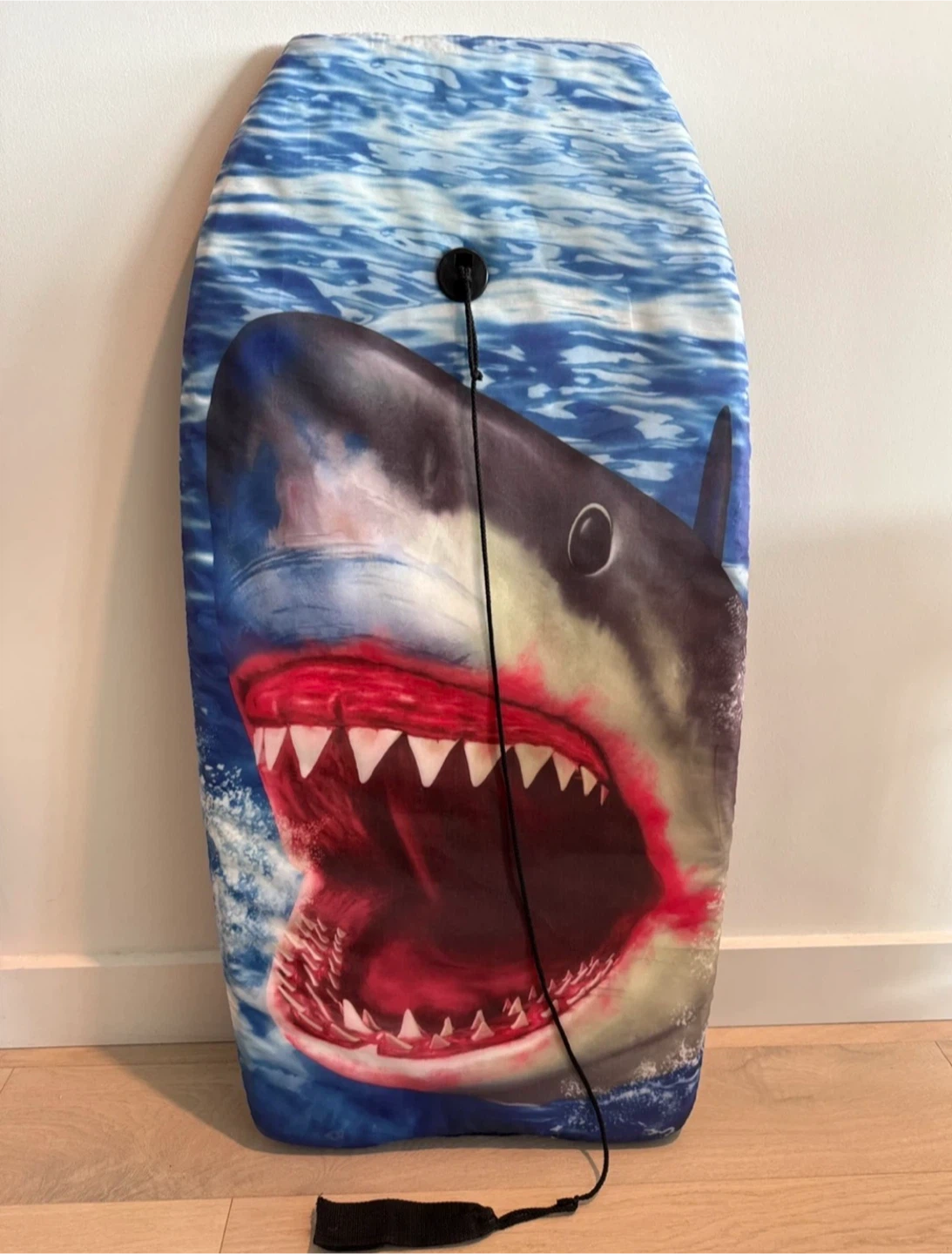 Shark Print Bodyboard with Leash FREE
