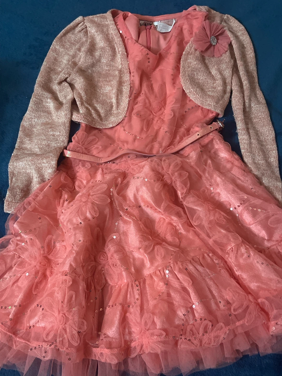 Pink Dress with Bolero Jacket