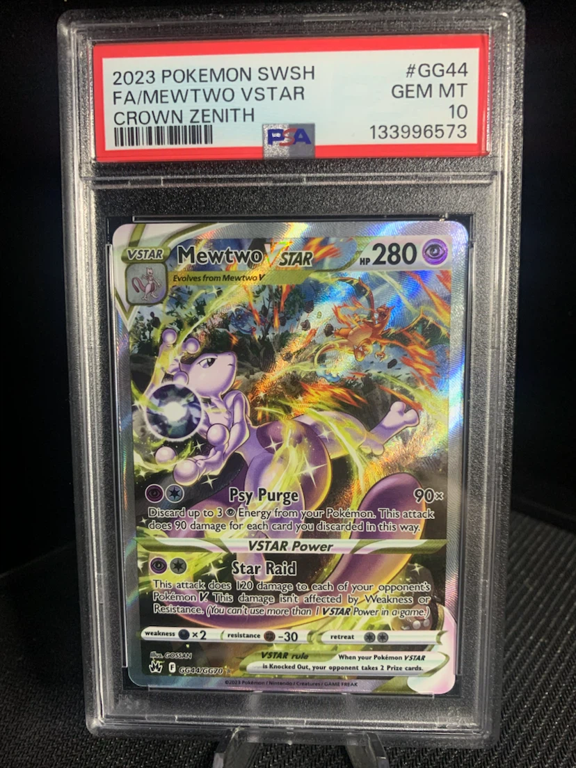 2023 Pokemon Mewtwo VSTAR Crown Zenith GEM MT 10 Trading Card