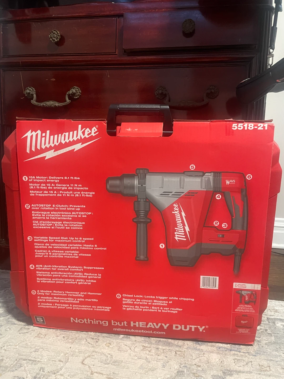 Milwaukee sds max rotary hammer