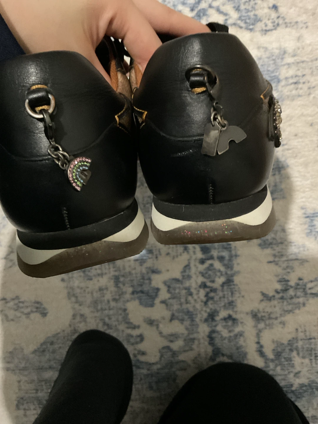 Coach Signature Sneakers with Star Embellishments - photo 4