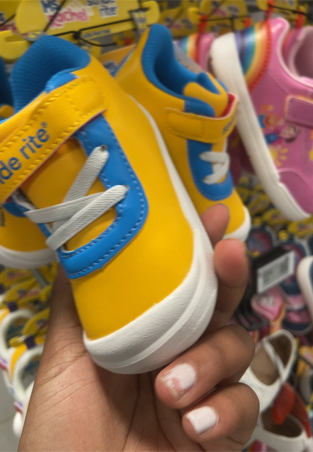 Stride Rite Toddler Shoes - Yellow/Blue