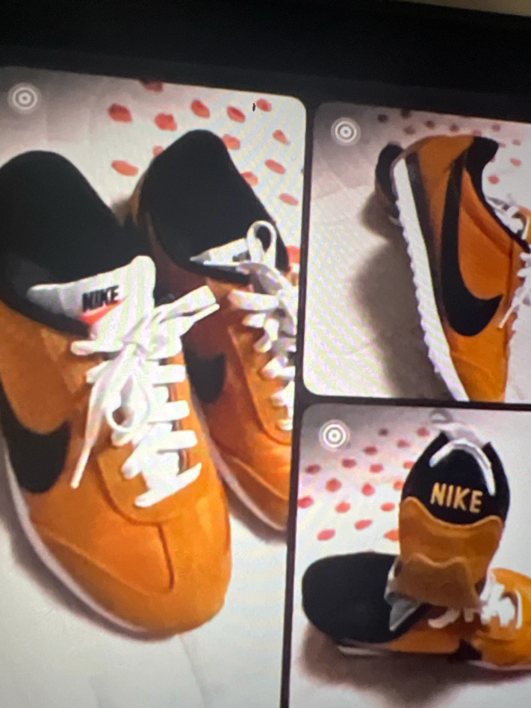 Nike Cortez Orange/Black Sneakers