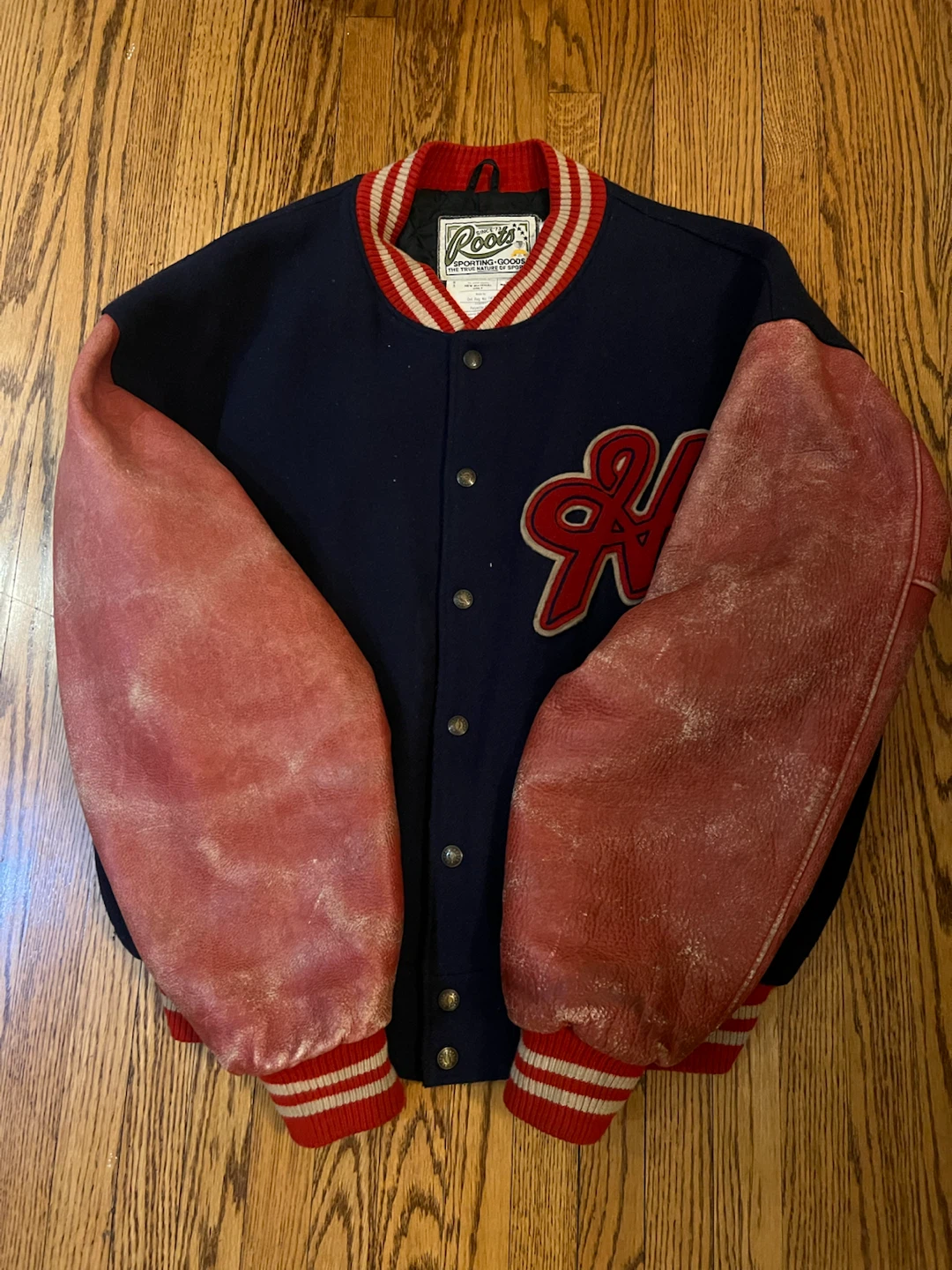 Vintage Roots Made in Canada Hespeler Varsity Jacket