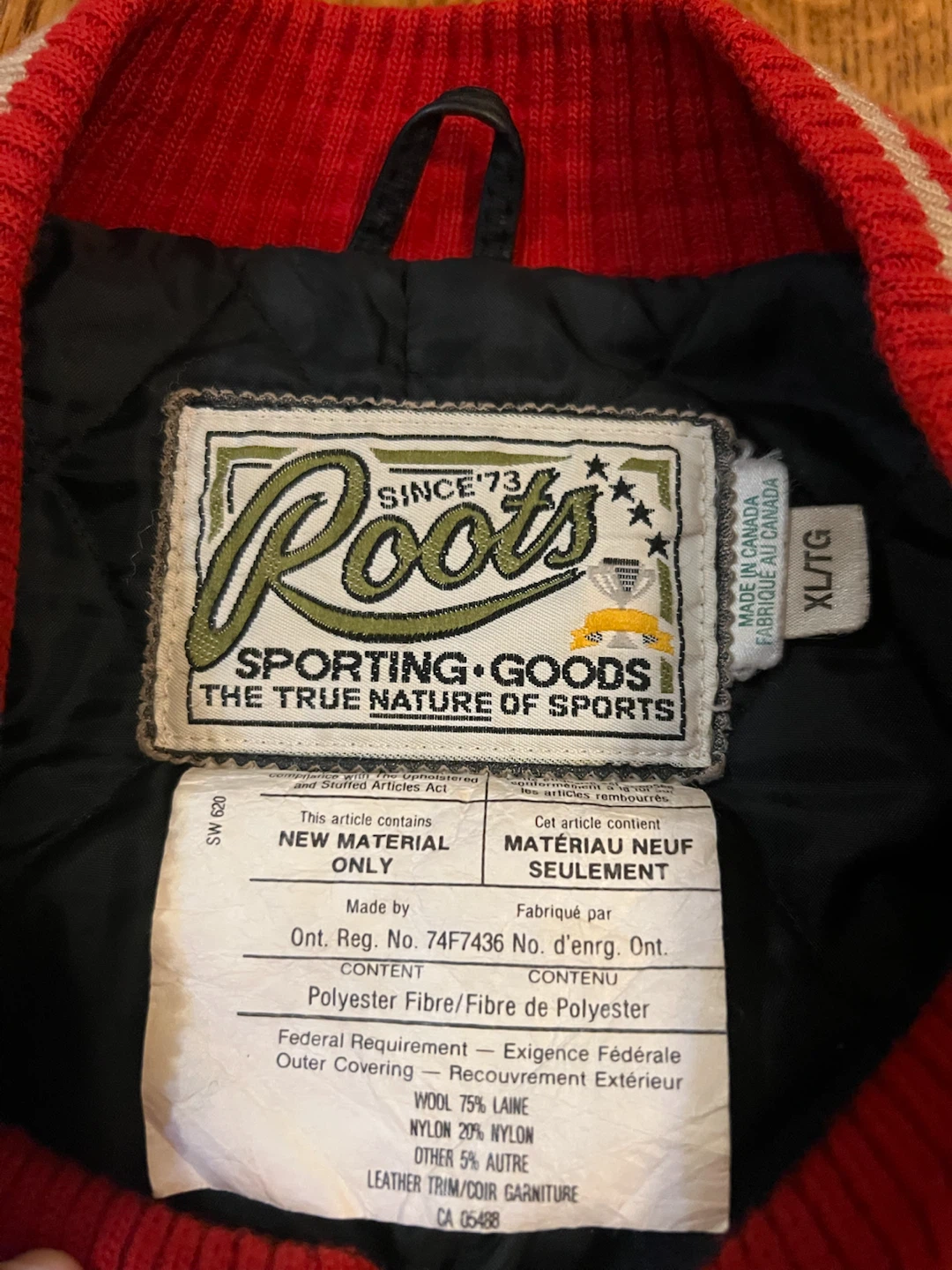 Vintage Roots Made in Canada Hespeler Varsity Jacket - photo 2