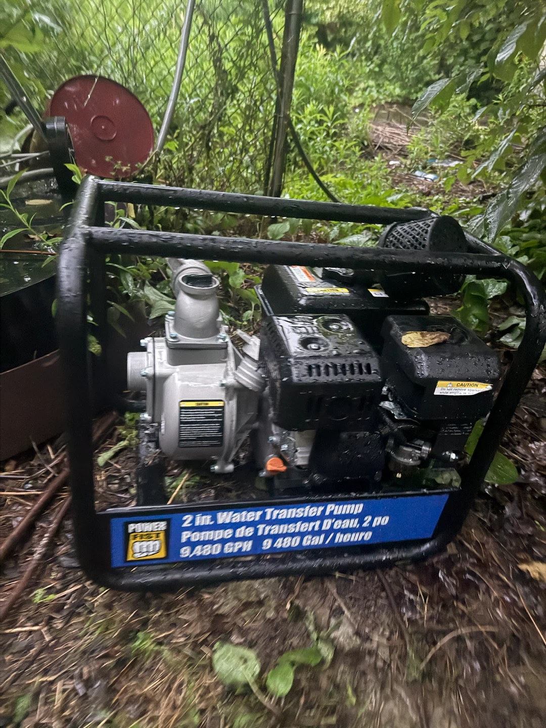 Power Fist 2 in. Water Transfer Pump 210cc