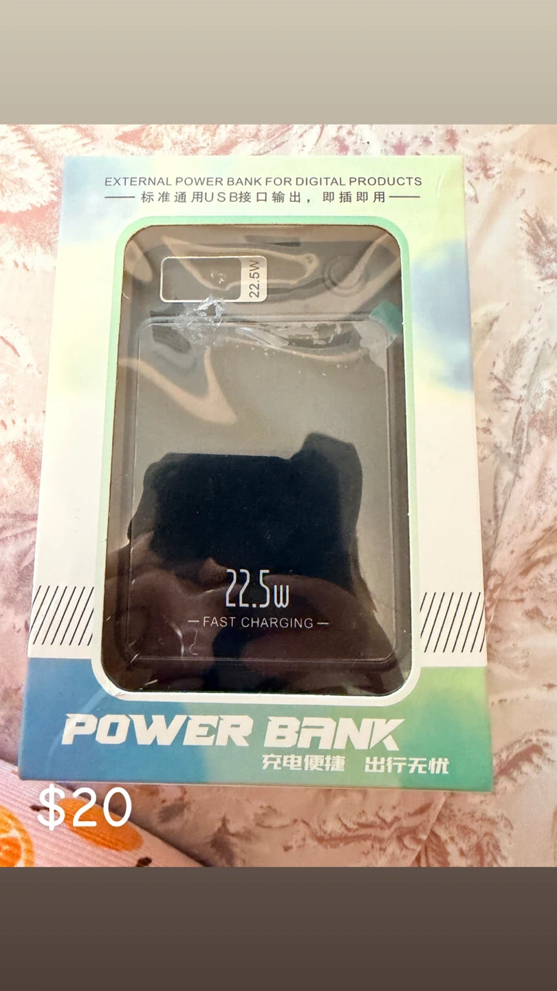 Power Bank with 22.5W Fast Charging