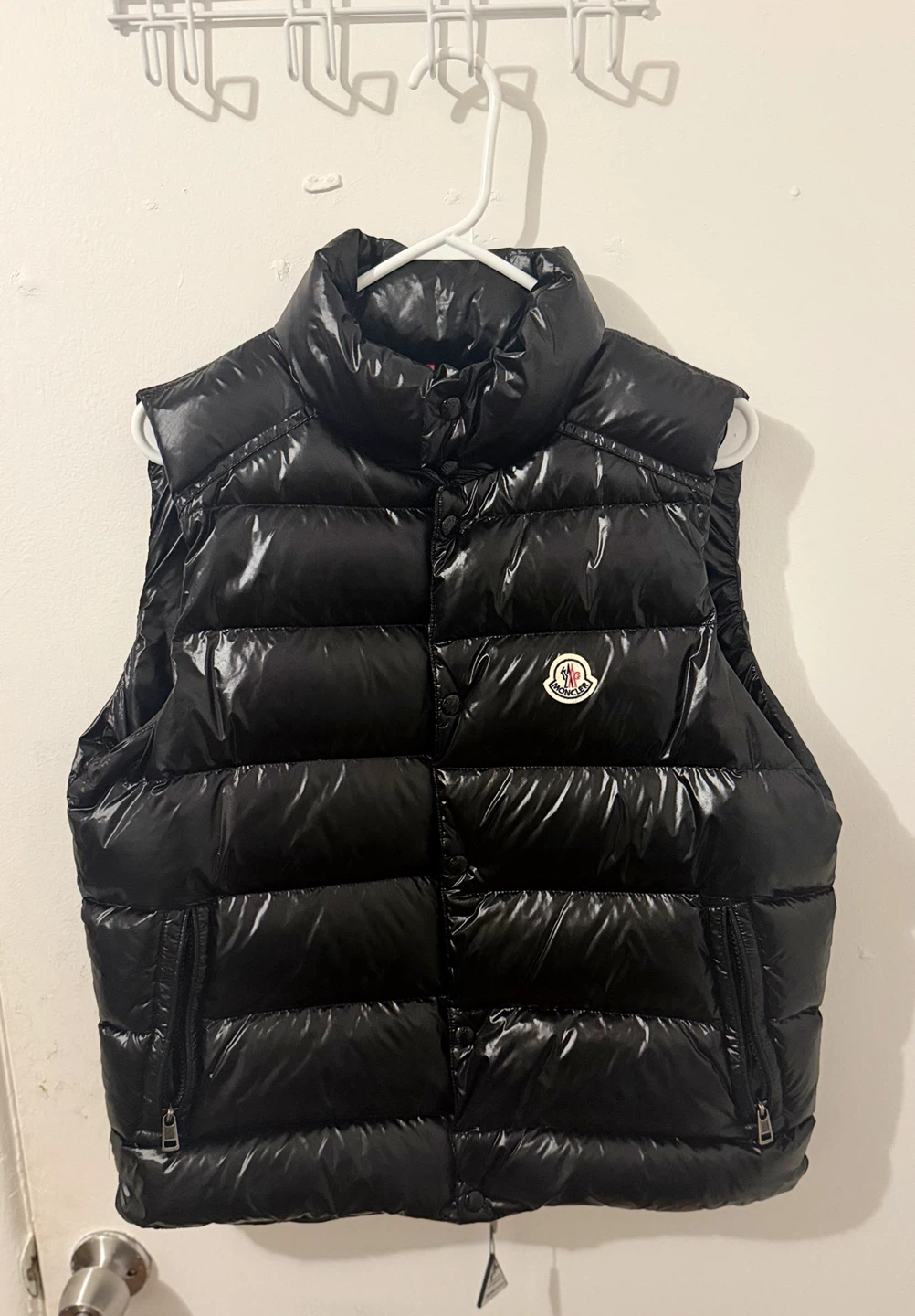 Moncler Black Puffer Vest