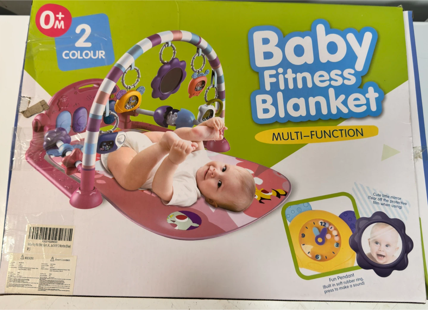 Baby Fitness Blanket with Multi-Function Toys