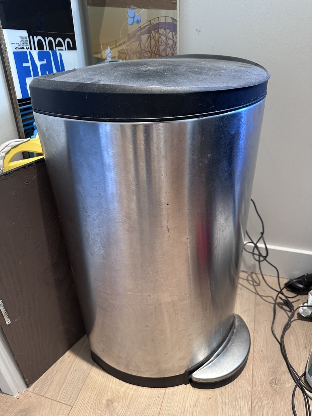 Stainless Steel Step Trash Can
