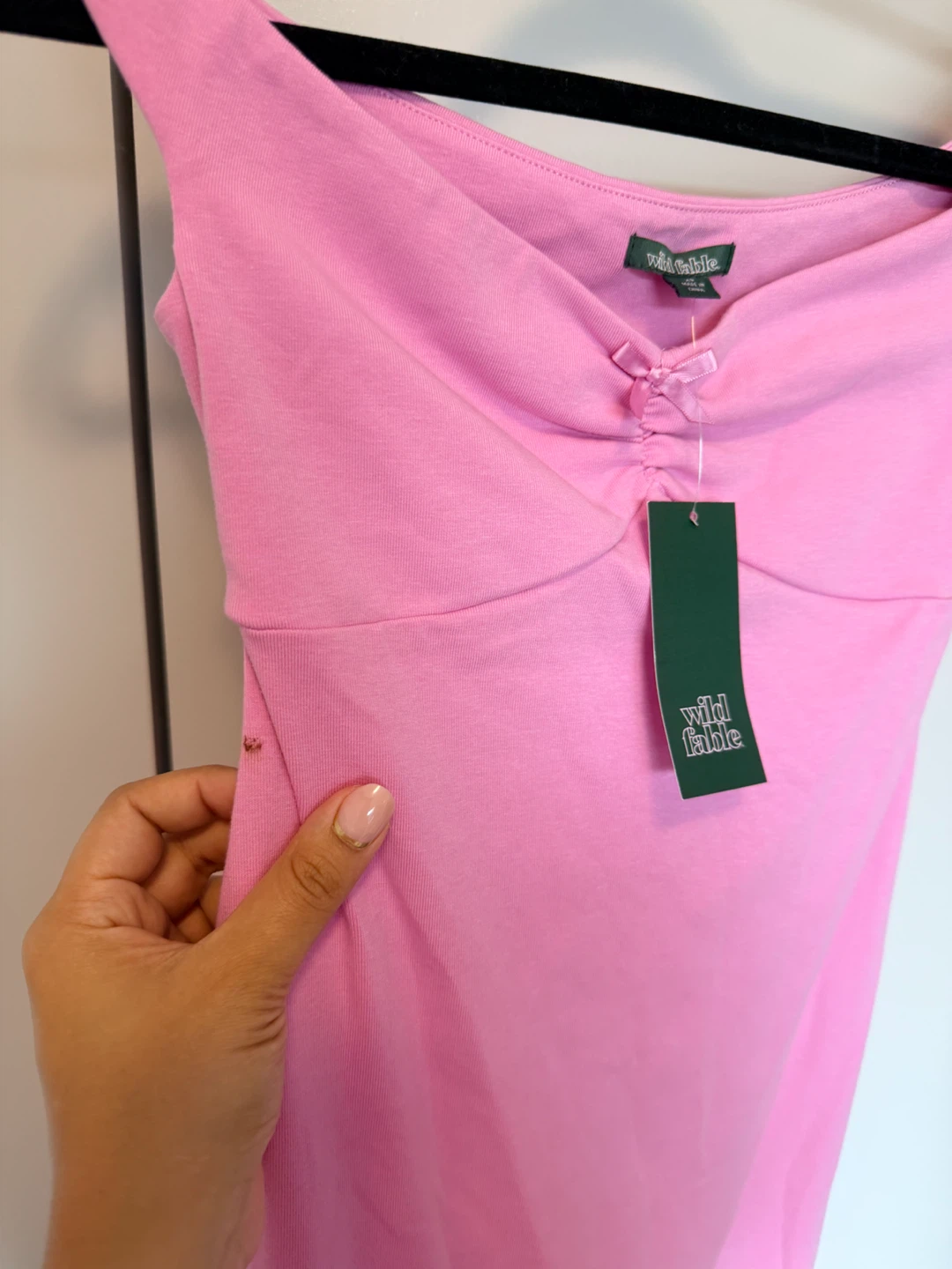 Wild Fable Pink Ruched Mini Dress - photo 2