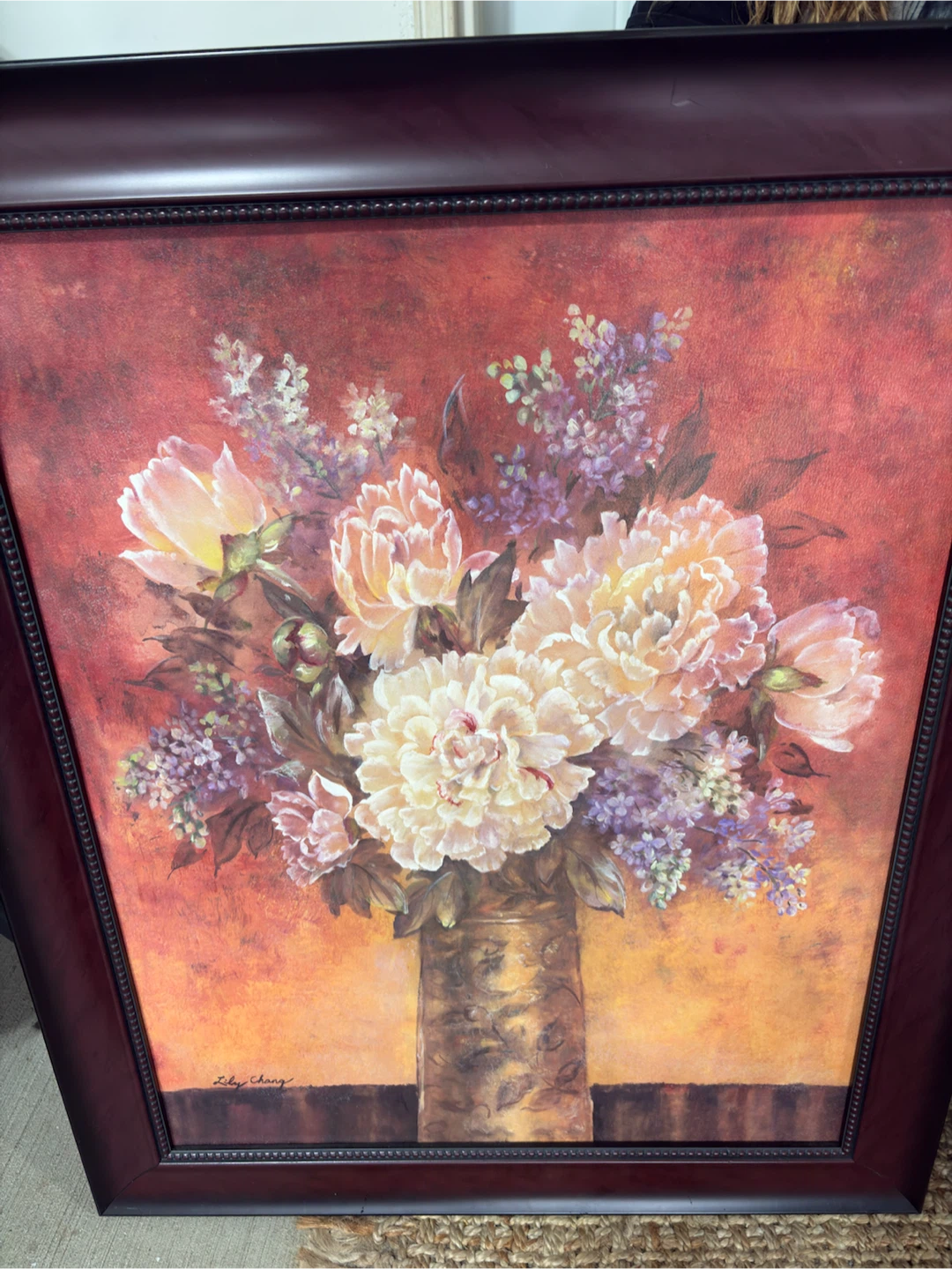 Pair of Lily Chang Floral Still Life Framed Art Prints - photo 2