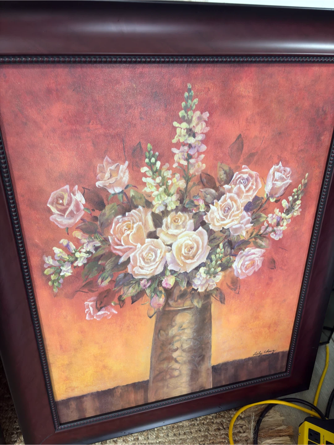 Pair of Lily Chang Floral Still Life Framed Art Prints - photo 3