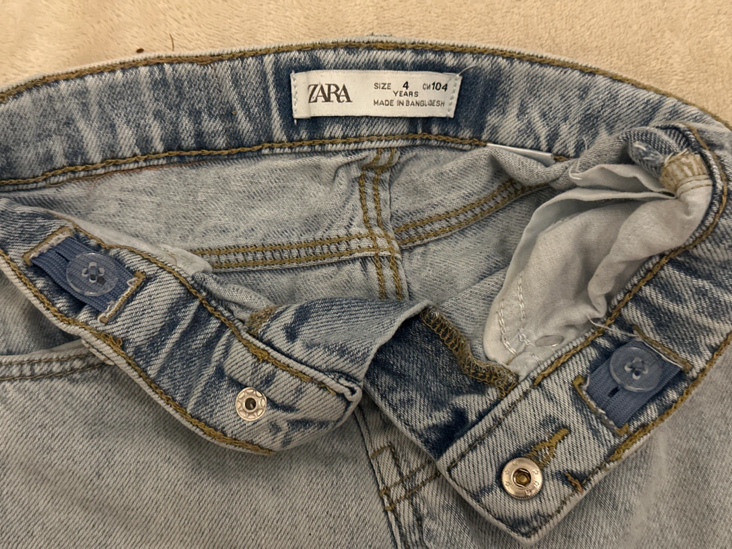 Zara Kids Denim Jeans Size 4 - photo 2