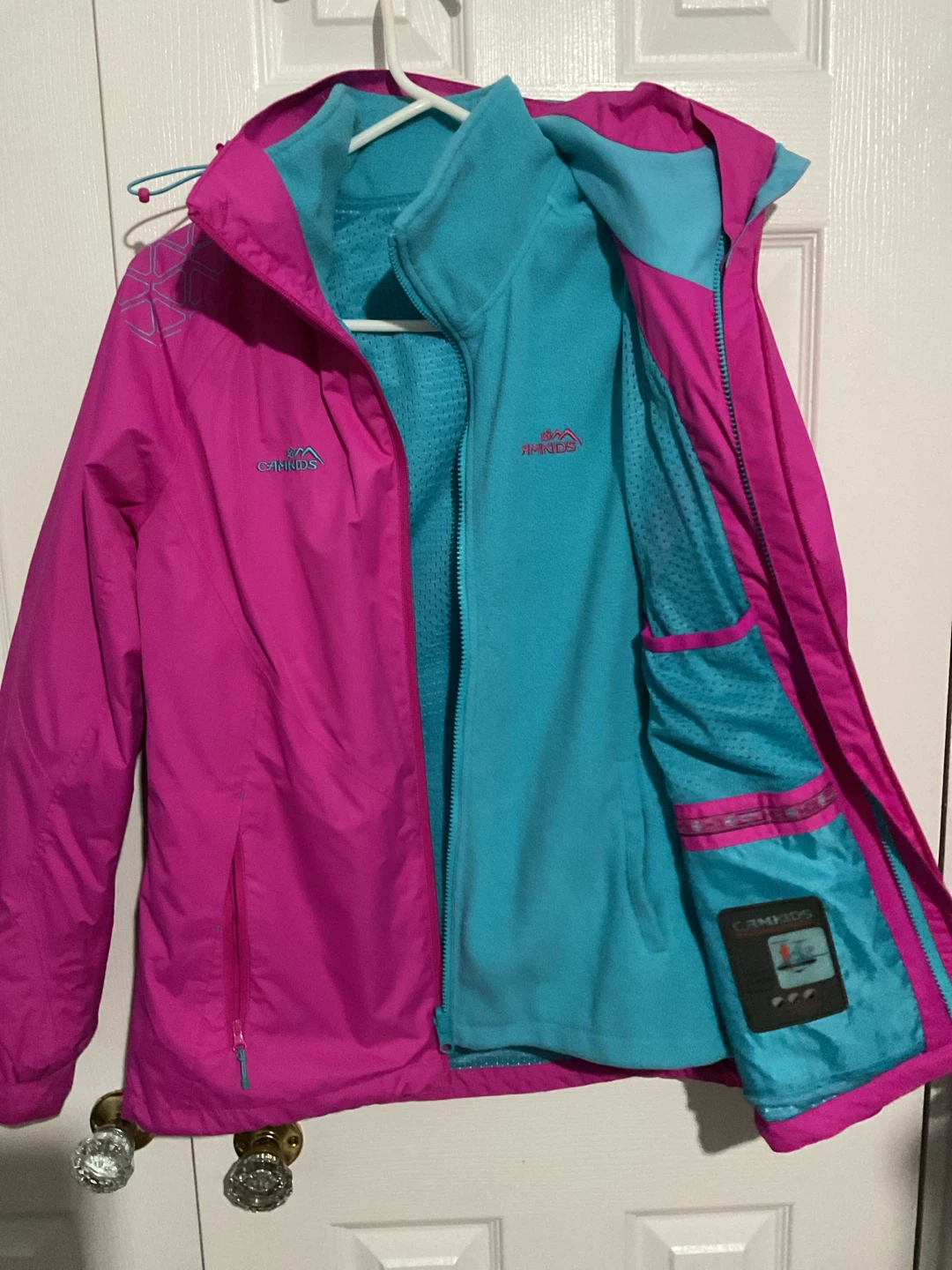 CAMKIDS 2-in-1 Jacket - Pink/Blue - photo 2