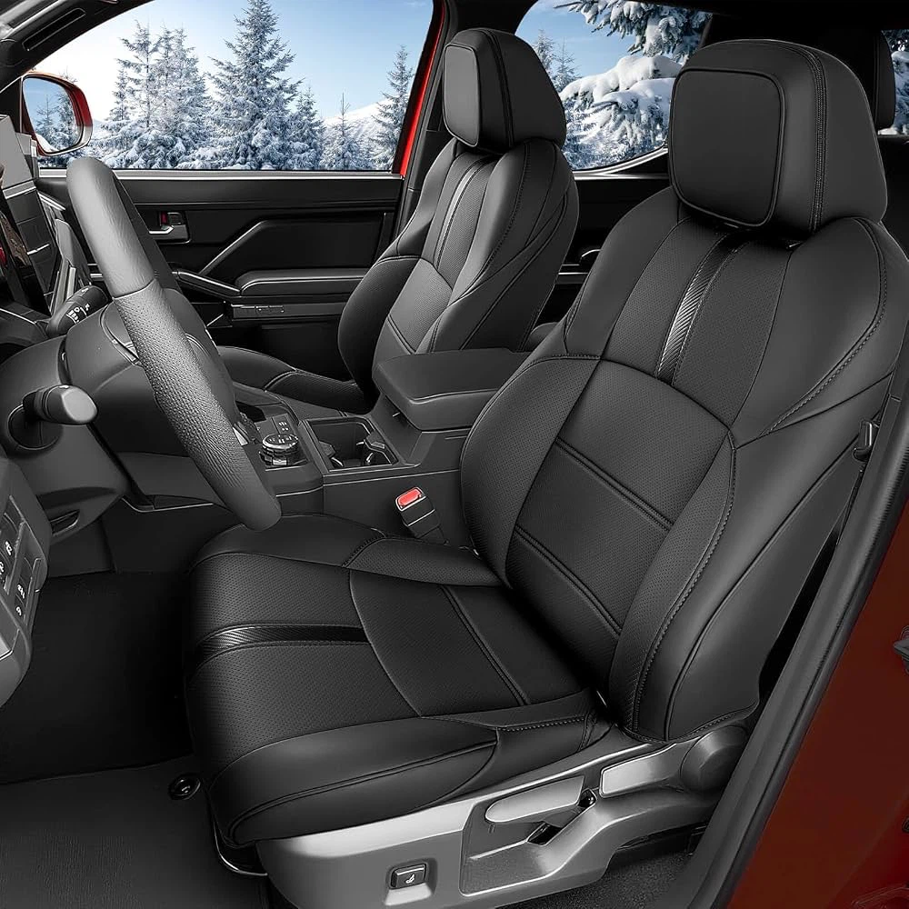 Leather Seat Covers for Toyota Tacoma 2024-2026 Double Cab - photo 3