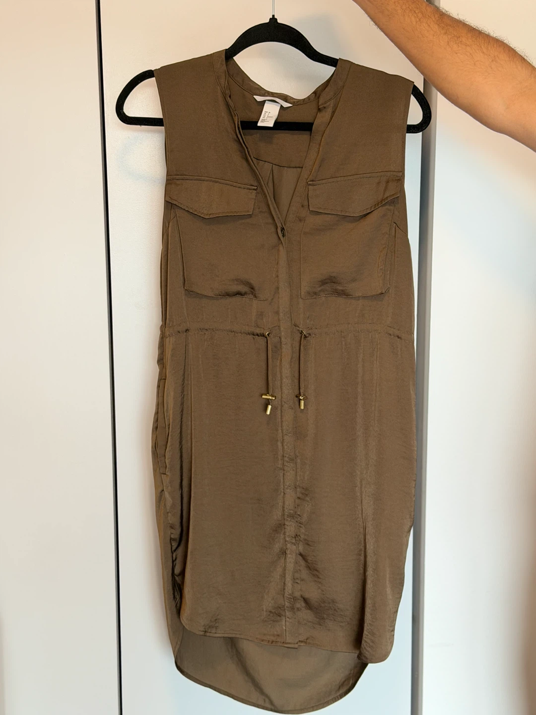 H&M Sleeveless Utility-Style Dress