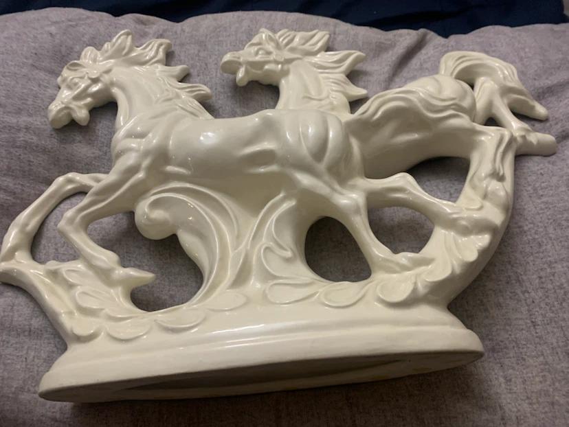 W. Plummer ceramic horse figurine