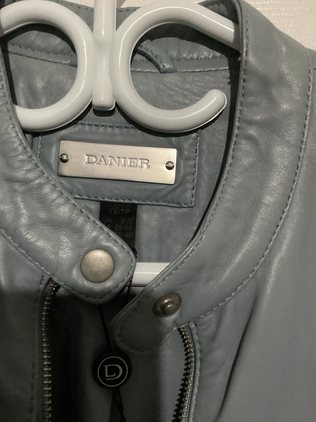 Danier Leather Jacket - Light Blue - photo 2