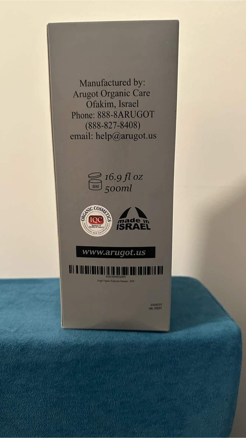 Arugot Organic Wellness Hyaluronic Shampoo - 16.9 fl oz - photo 3