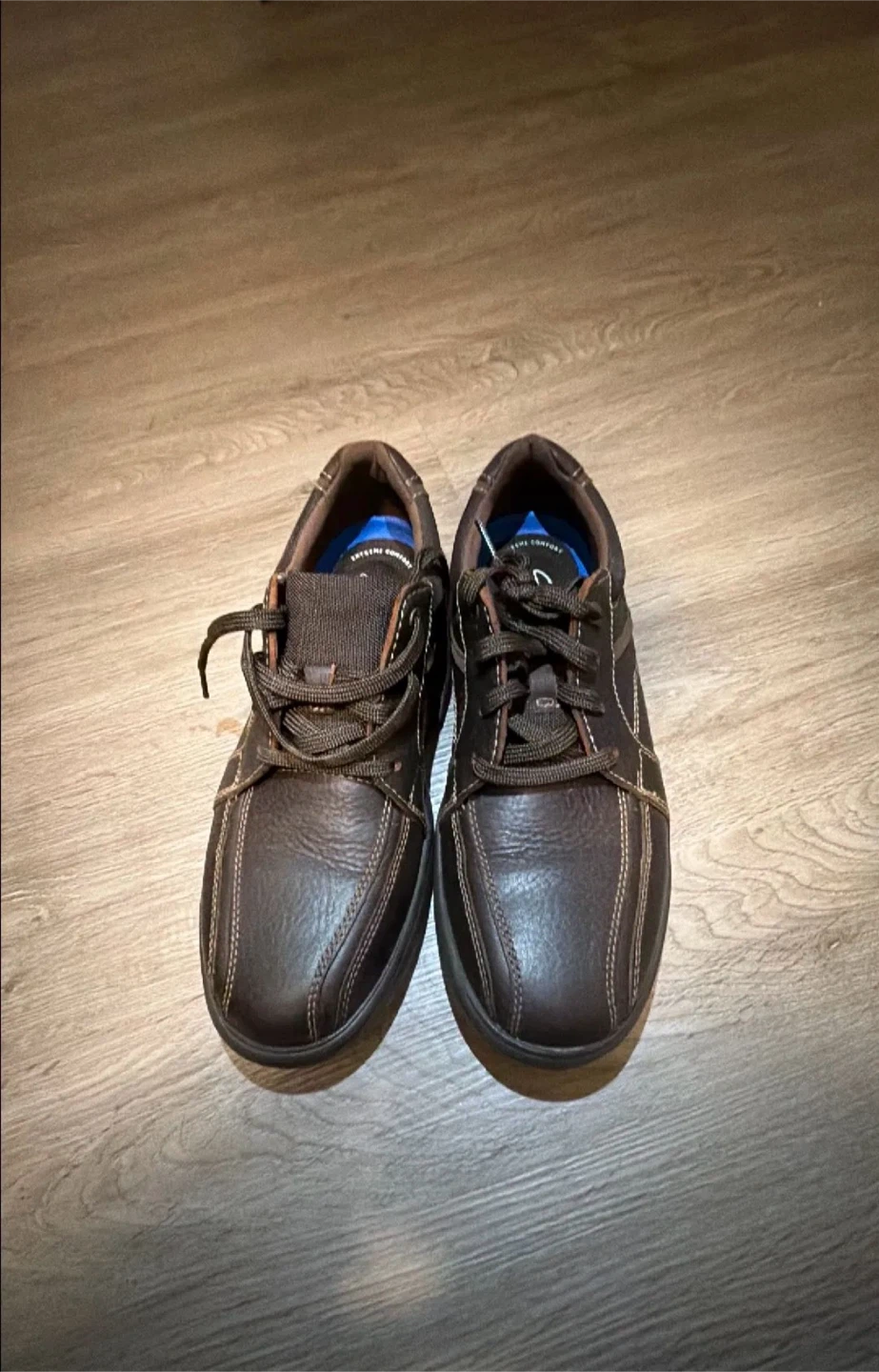 Brown Clarks Collection Dress Shoes