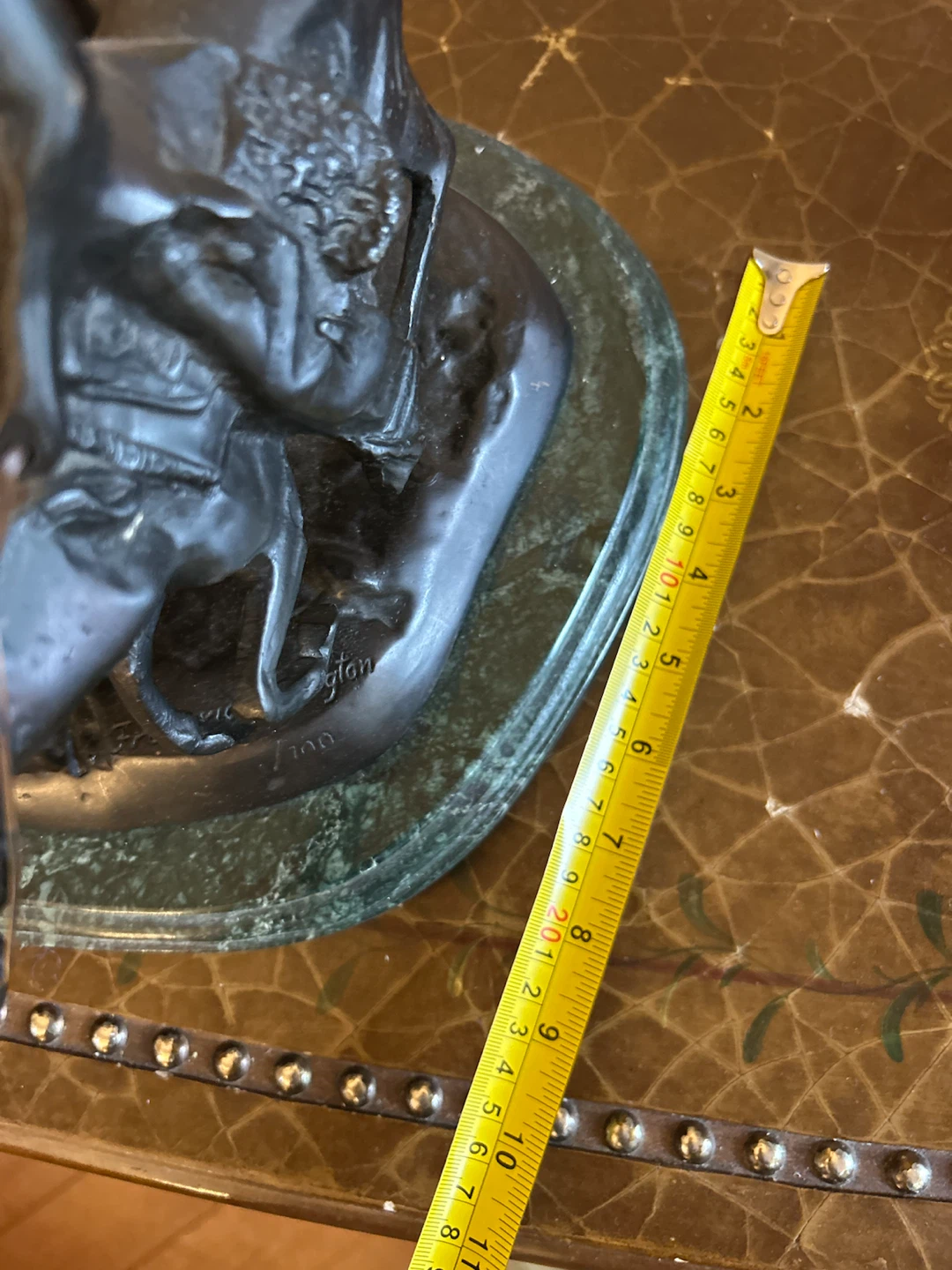 Frederic Remington "Coming Thru The Rye" Bronze Sculpture - photo 4