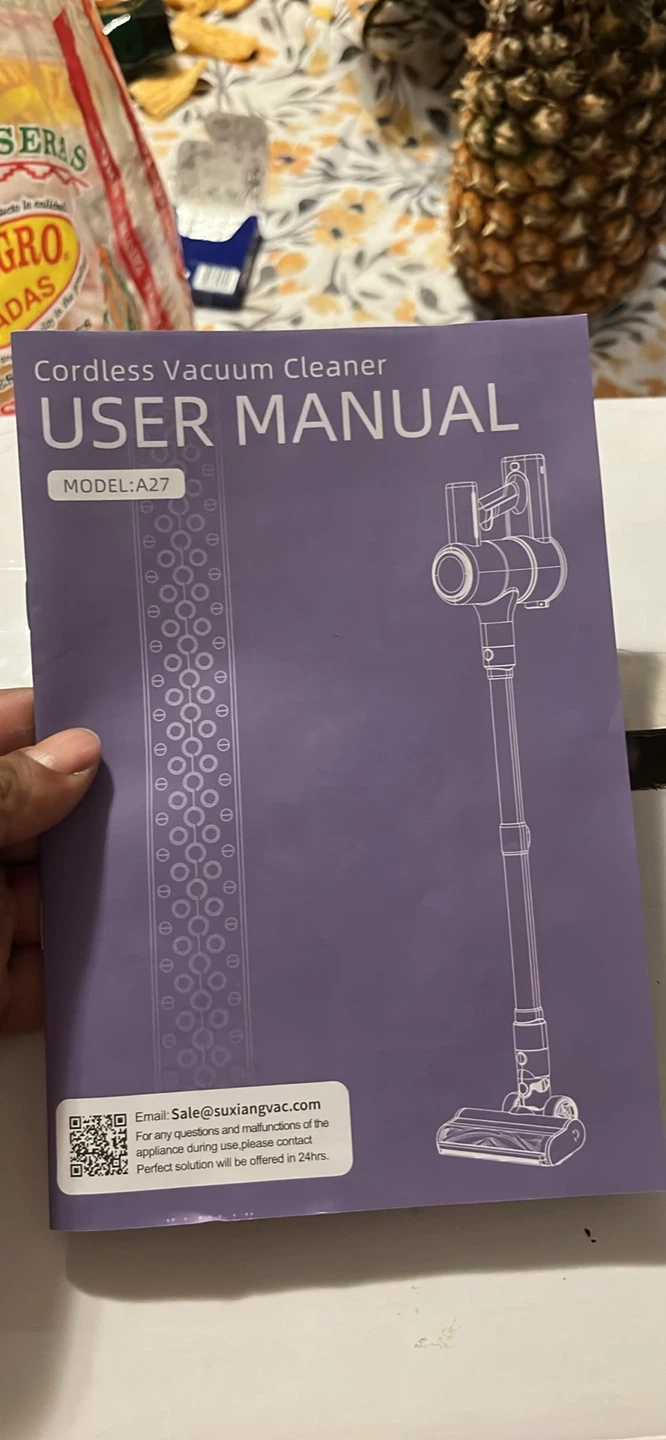 Cordless Vacuum Cleaner User Manual - photo 2