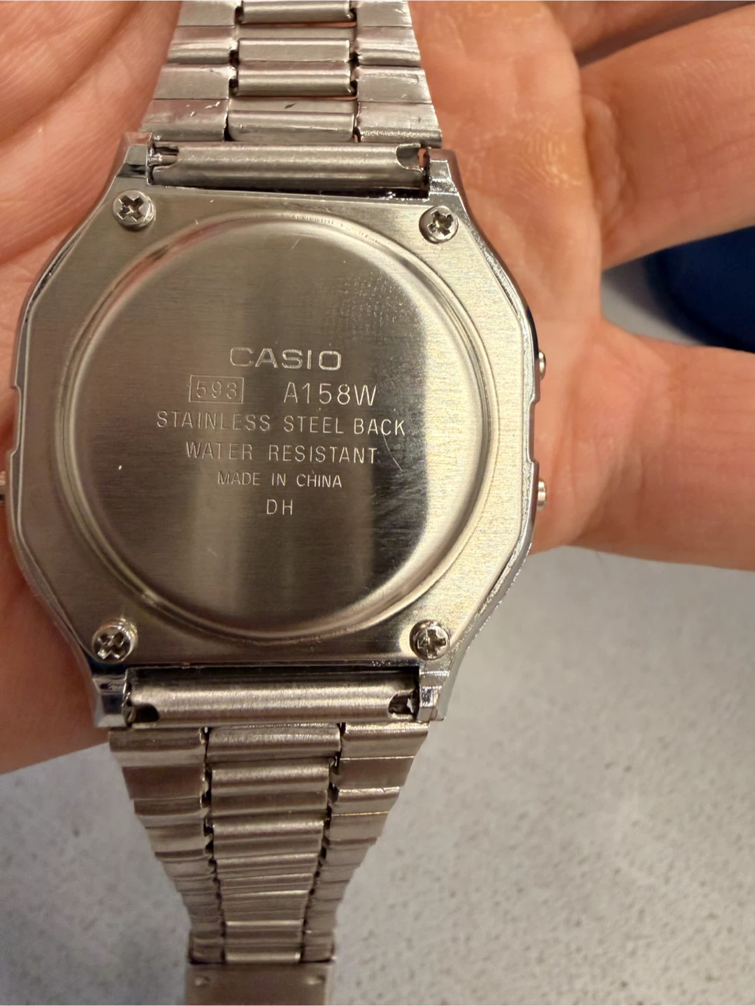 CASIO WATCH VINTAGE RETRO 80s A158W, Alarm, Stop Watch - photo 3