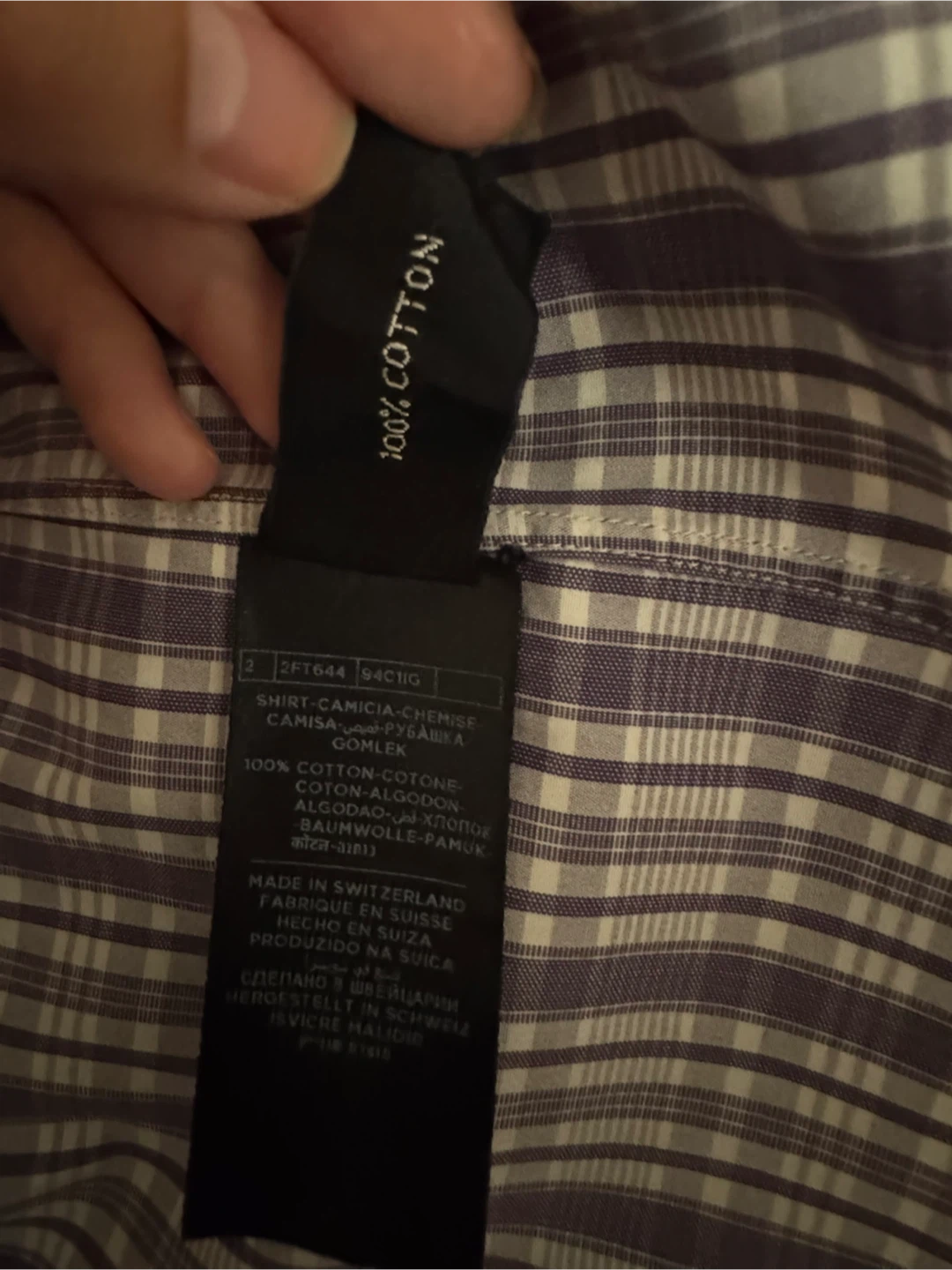 TOM FORD Men's Plaid Dress Shirt Size 16.5 - photo 3