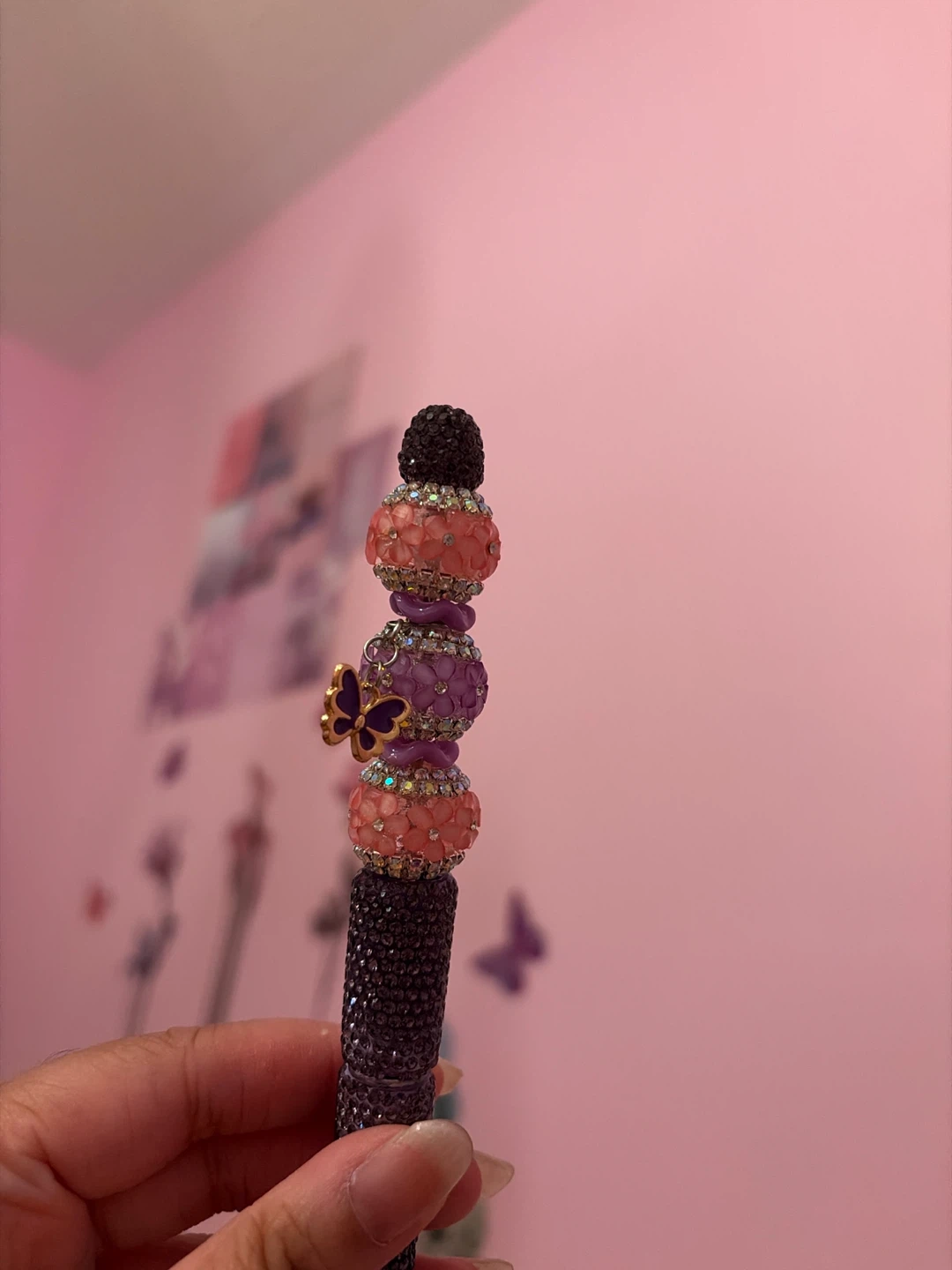 Beaded Butterfly Pen