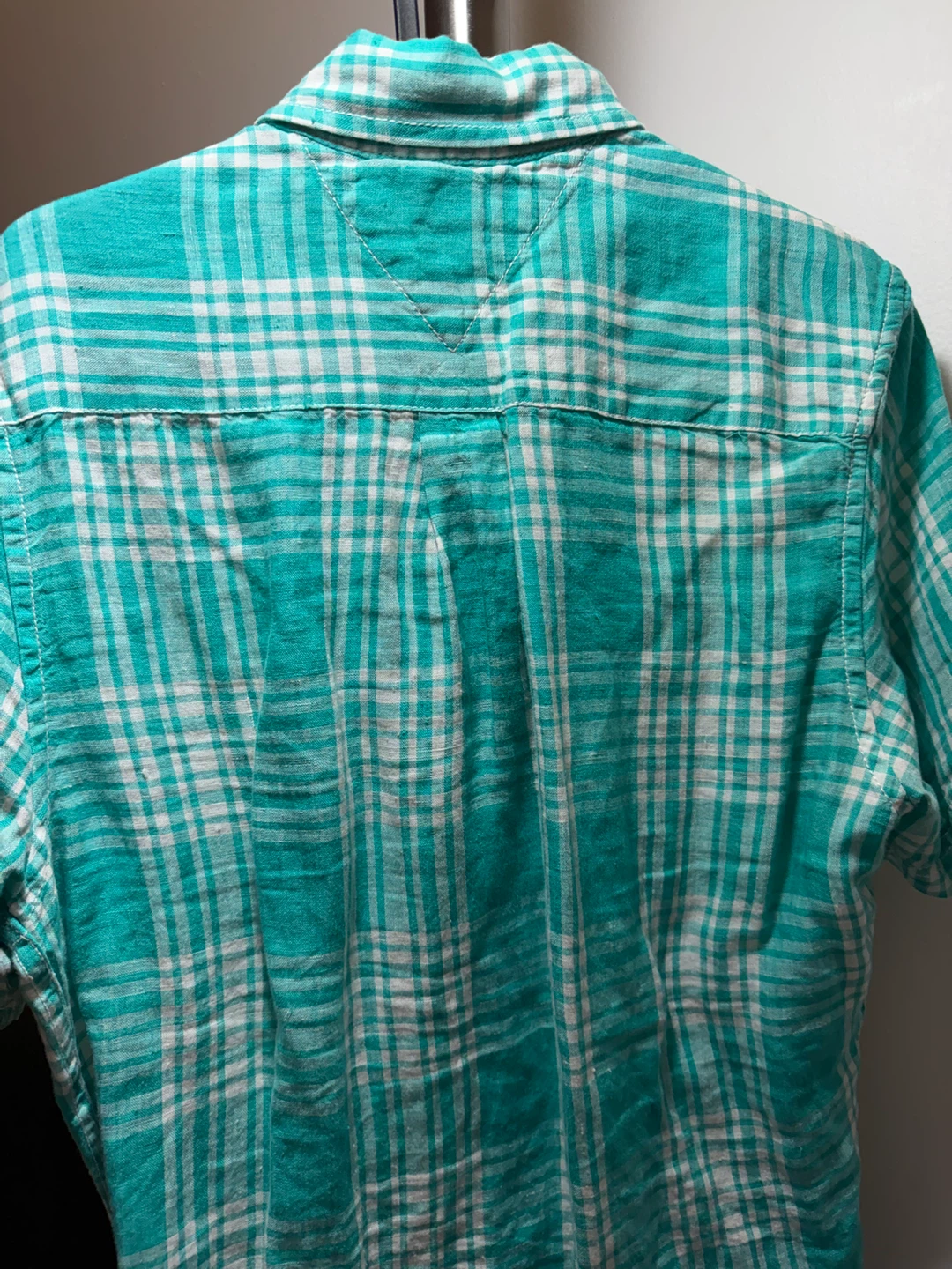 Tommy Hilfiger Men's Plaid Short Sleeve Shirt - photo 3