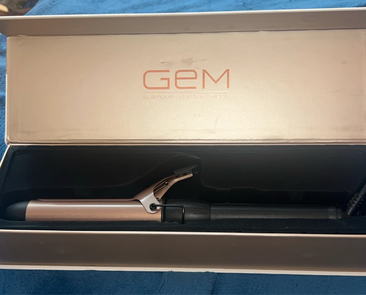 GEM Curling Iron Rose Gold