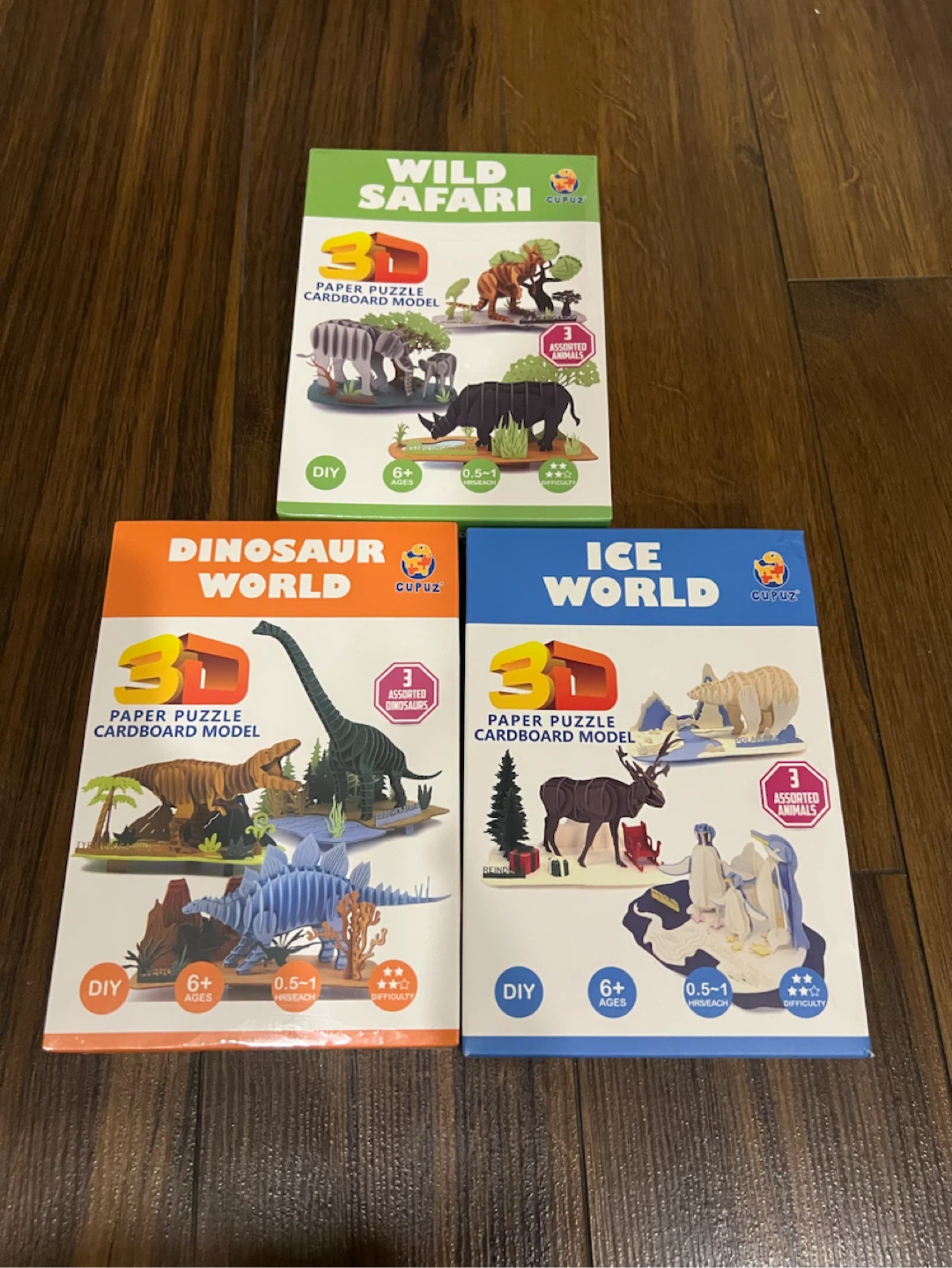 3D Paper Puzzle Kits