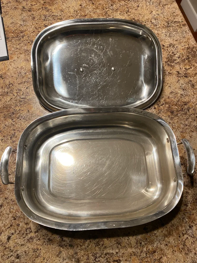 Vollrath Stainless Steel Roasting Pan + Lid ***