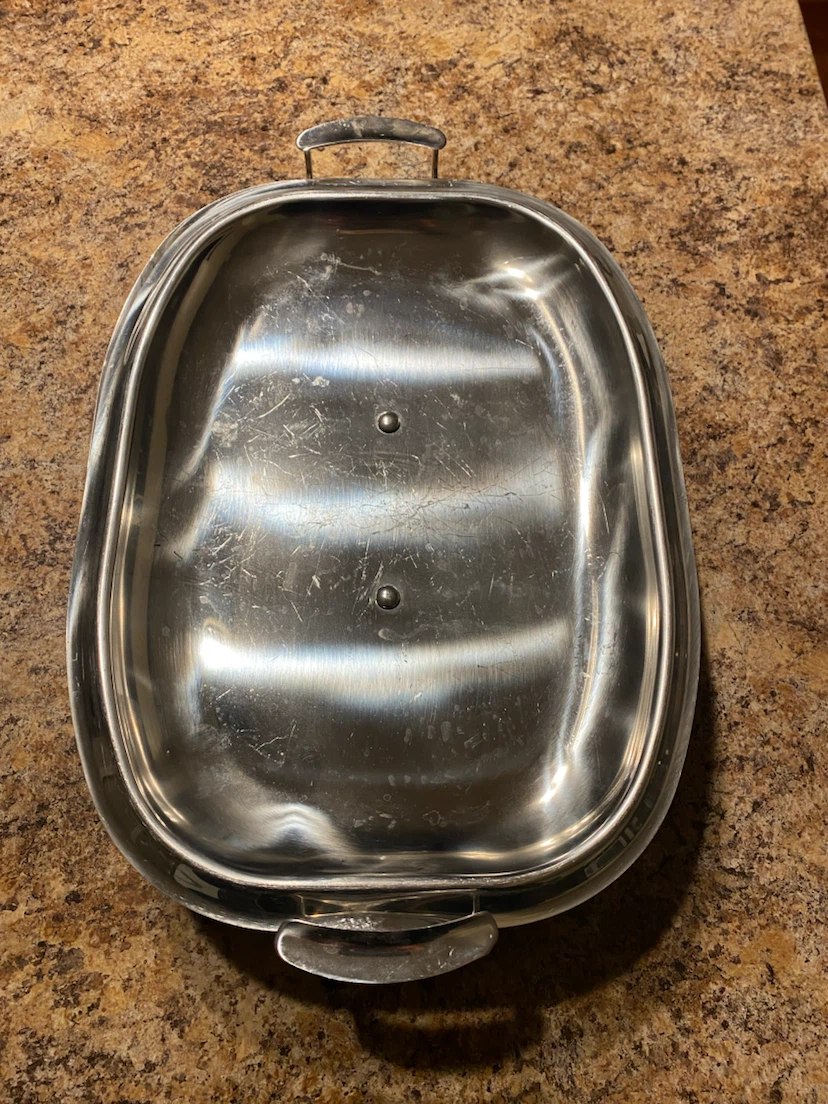 Vollrath Stainless Steel Roasting Pan + Lid *** - photo 4