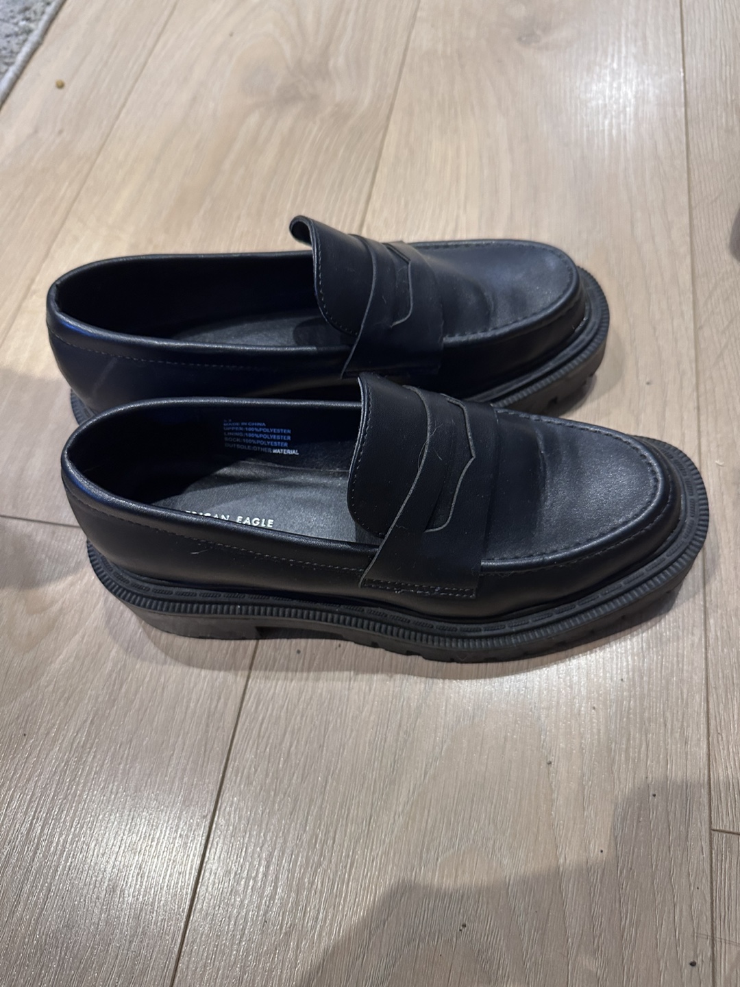 Black Loafers Size 5.5