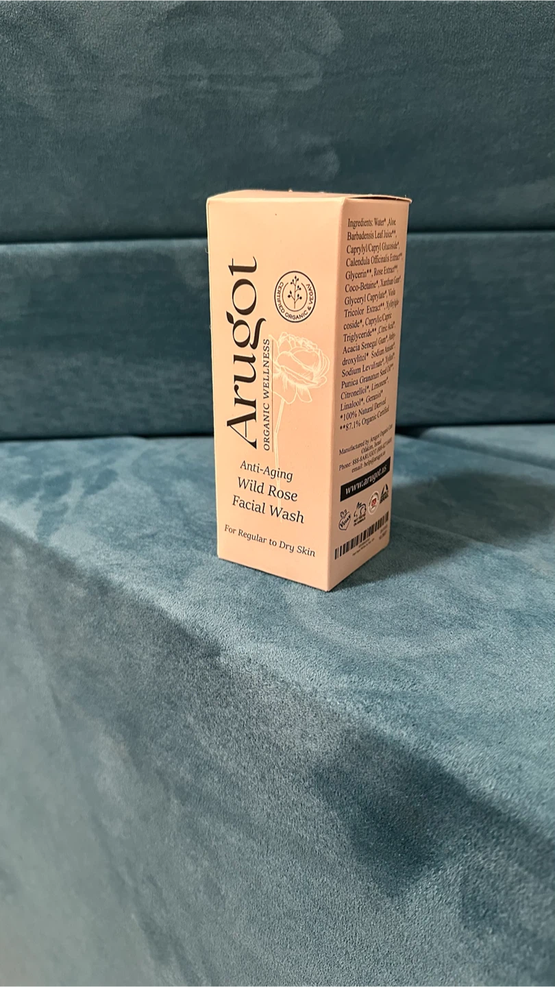 Arugot Organic Wellness Wild Rose Anti-Aging Facial Wash