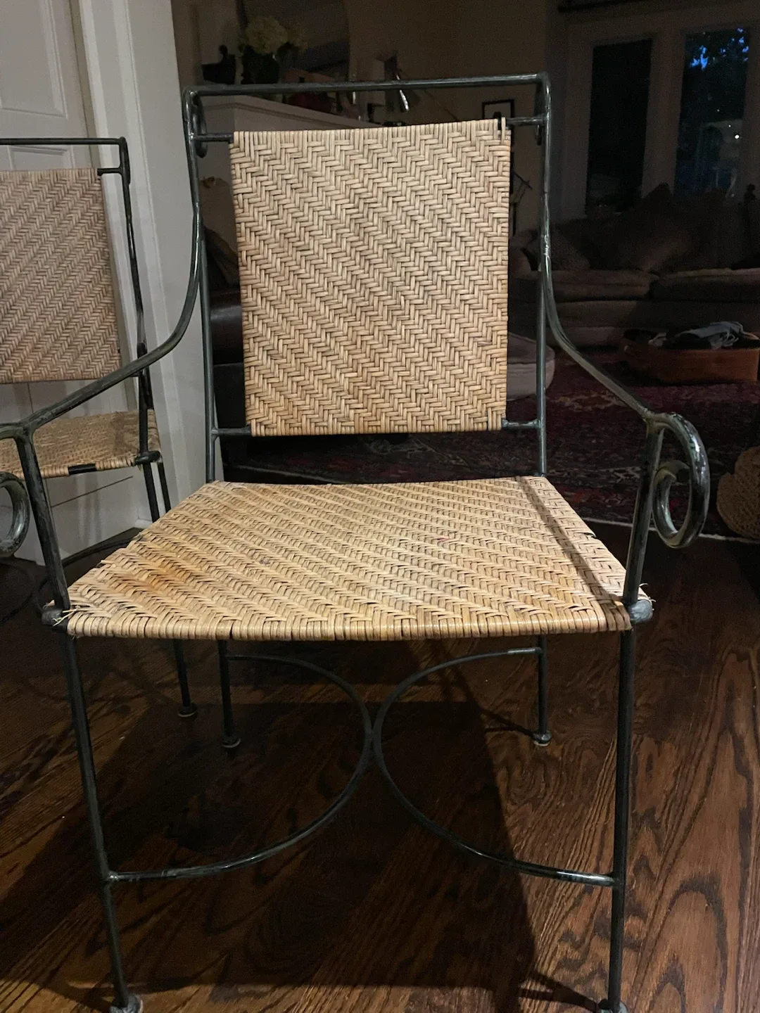 Wrought iron Dining Chairs (Set of 4) - photo 3