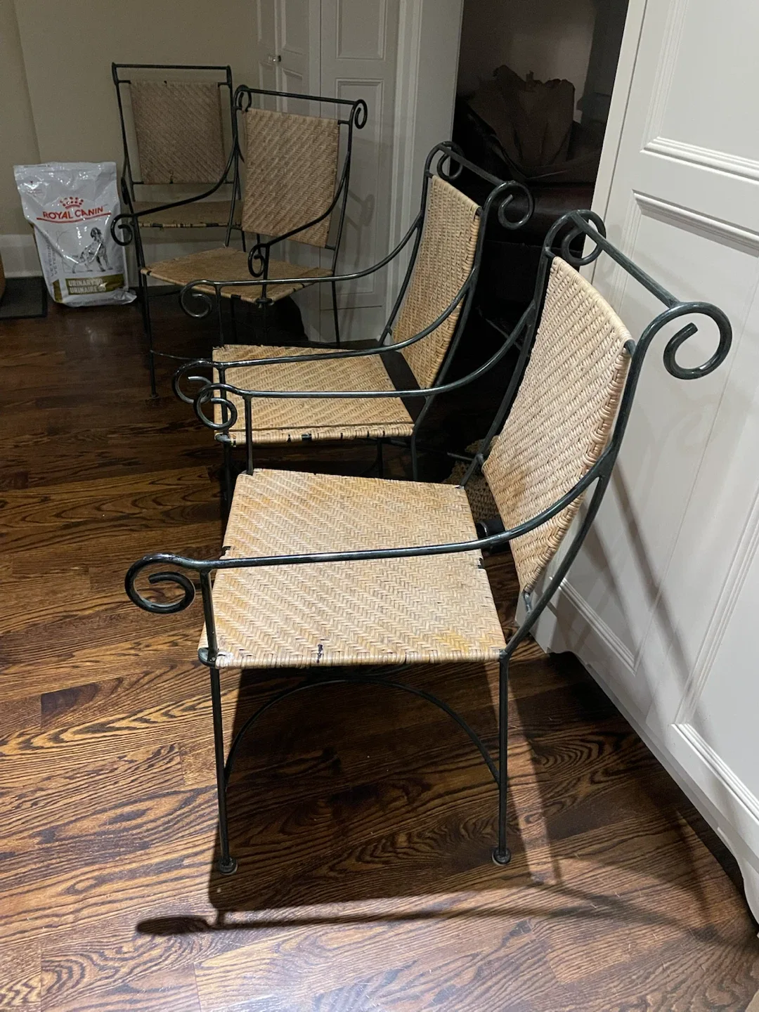 Wrought iron Dining Chairs (Set of 4) - photo 4