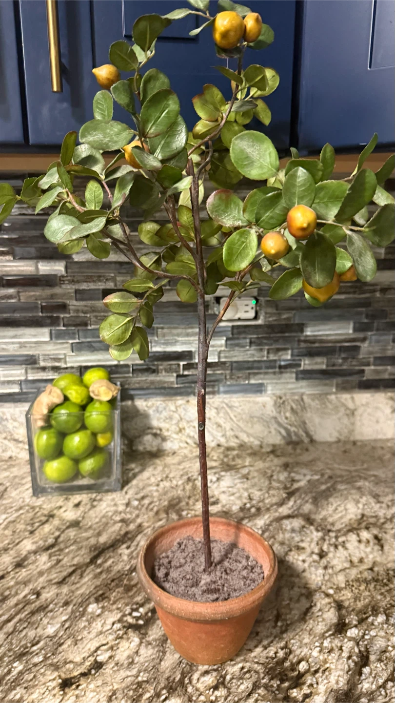 Artificial Lemon Tree Plant - photo 2