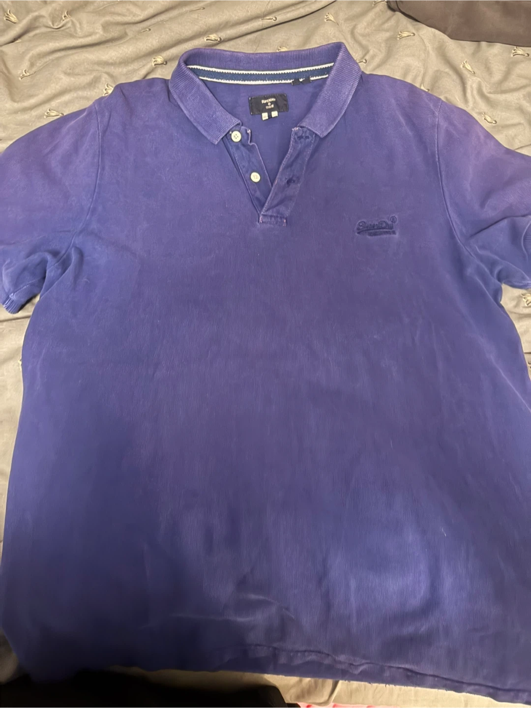 Superdry Men's Polo Shirt - Purple - 2XL
