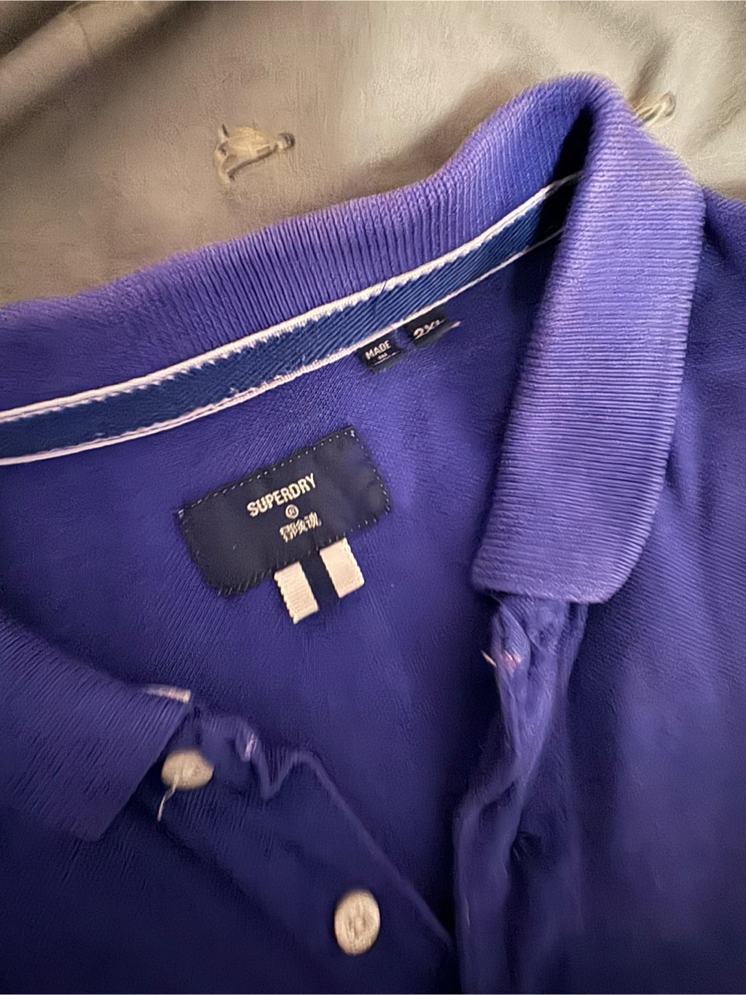 Superdry Men's Polo Shirt - Purple - 2XL - photo 2