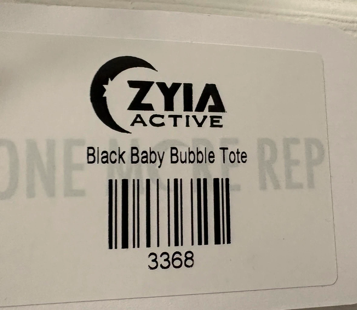 ZYIA Active Black Baby Bubble Tote - photo 2