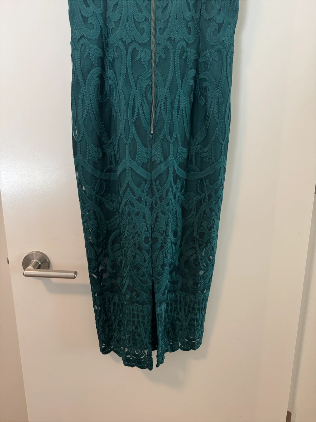 Bardot Emerald Green Lace Midi Dress Size 8 - photo 5