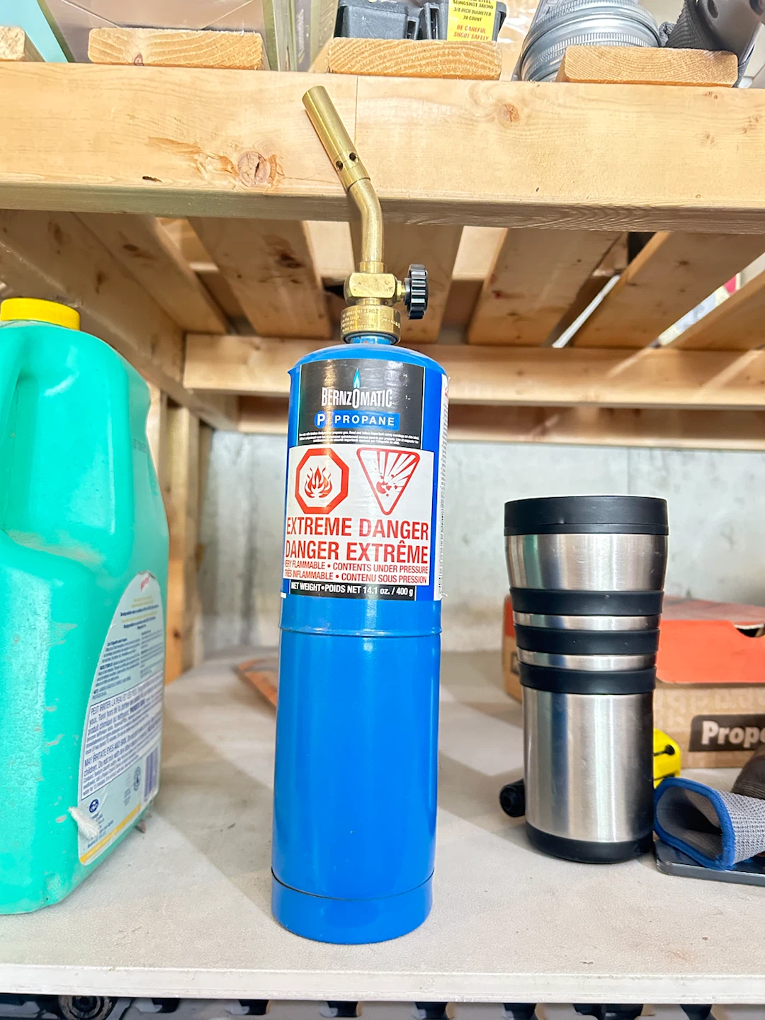 Bernzomatic Propane Torch Cylinder - 14.1 oz