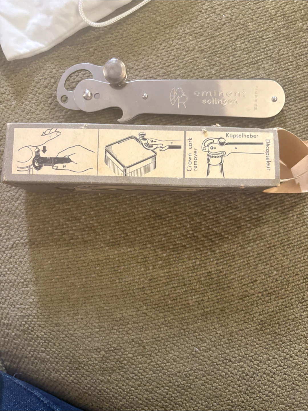 Rare Eminent Solingen Can Opener & Bottle Opener - photo 3